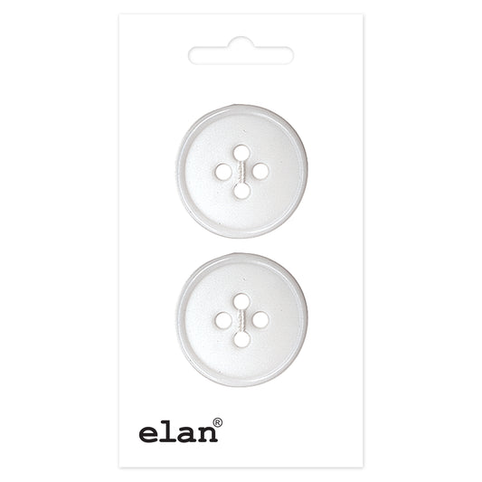 ELAN 4 Hole Button - 23mm (7/8) - 2 count