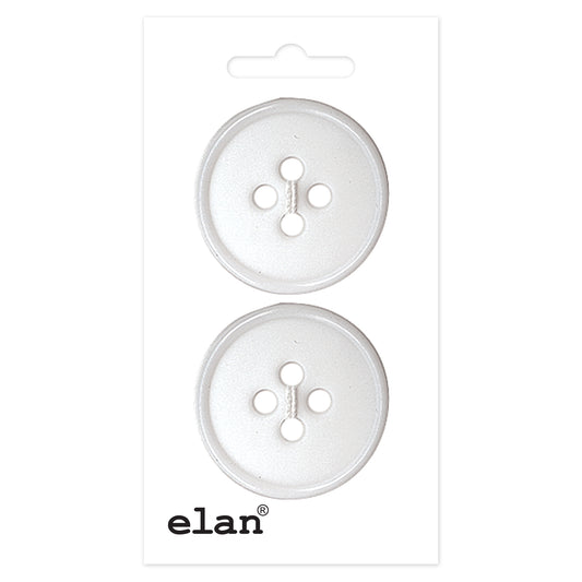 ELAN 4-Hole Sew-Through Button 28 mm (1 1/8 in) 2-Count