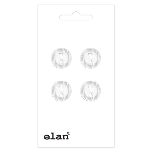 ELAN 2-Hole Button 12 mm (1/2 in.) 4 Count