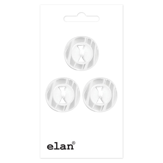 ELAN 2-Hole Button 18 mm (3/4 in.) 3 Count