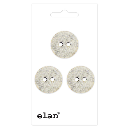 ELAN 2 Hole Button - 15mm (5/8 in.) - 3pcs