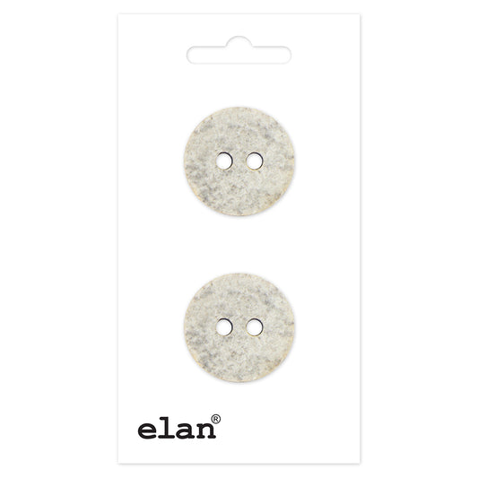ELAN 2 Hole Button - 20mm (3/4 in.) - 2pcs