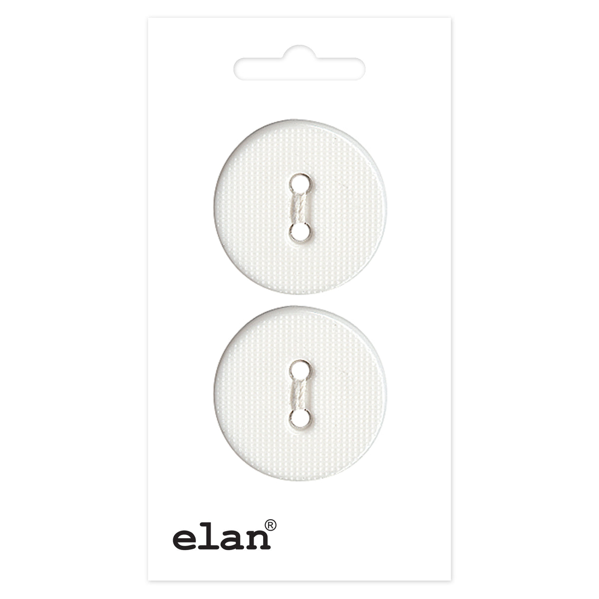 ELAN 2-Hole Button — 25 mm (1 in.) — 2 Count - packaged product view