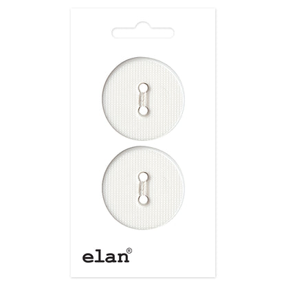 ELAN 2-Hole Button — 25 mm (1 in.) — 2 Count - packaged product view