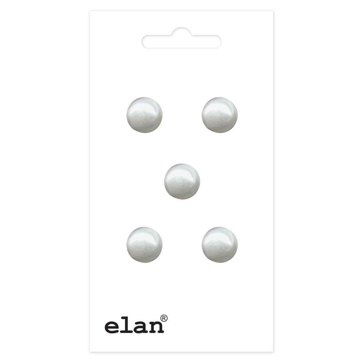 ELAN Shank Button 8 mm (1/4 in) 5 Count