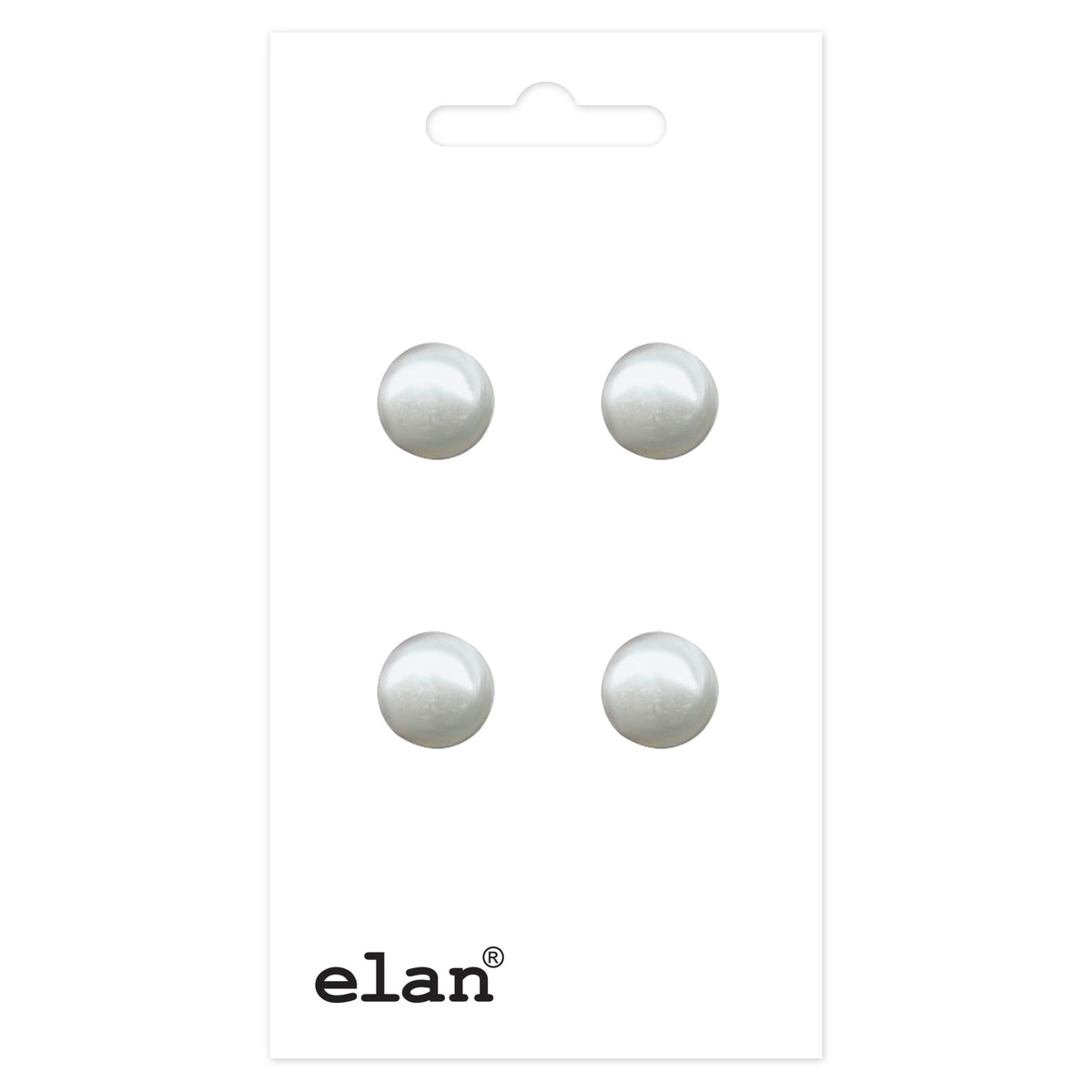 ELAN Shank Button 9 mm (3/8 in) 4 Count