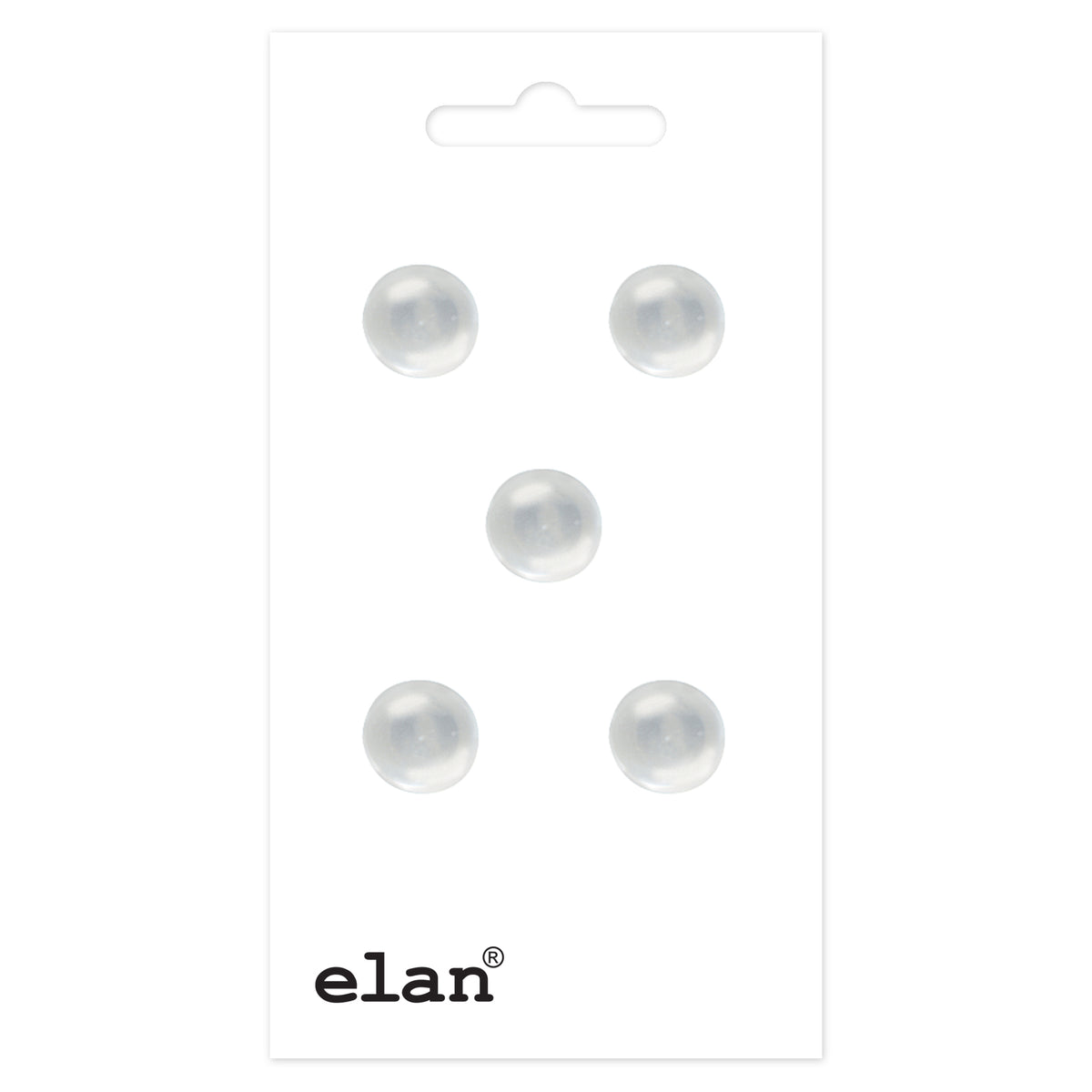 ELAN Shank Button 9 mm (3/8 in) 5 Count