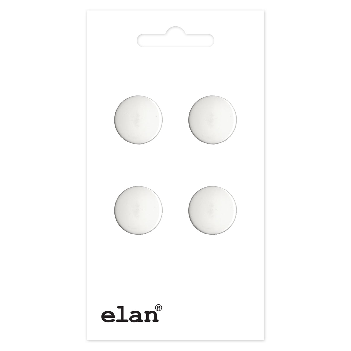 ELAN Shank Button 12 mm (1/2 in) 4 Count