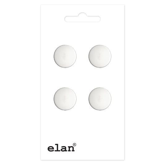 ELAN Shank Button 12 mm (1/2 in) 4 Count