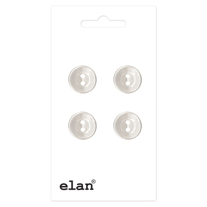 ELAN 2-Hole Button 12 mm (1/2 in) 4 Count