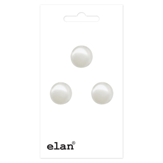 ELAN Shank Button - 12mm (1/2) - 3 count