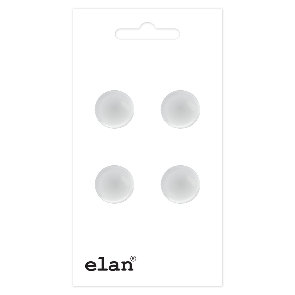 ELAN Shank Button 12 mm (1/2 in) 4 Count