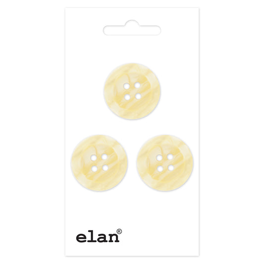 ELAN 4 Hole Button - 18mm (3/4in) - 3pcs