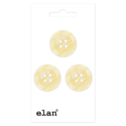 ELAN 4-Hole Sew-Through Button, 18 mm (3/4 in), 3-Count