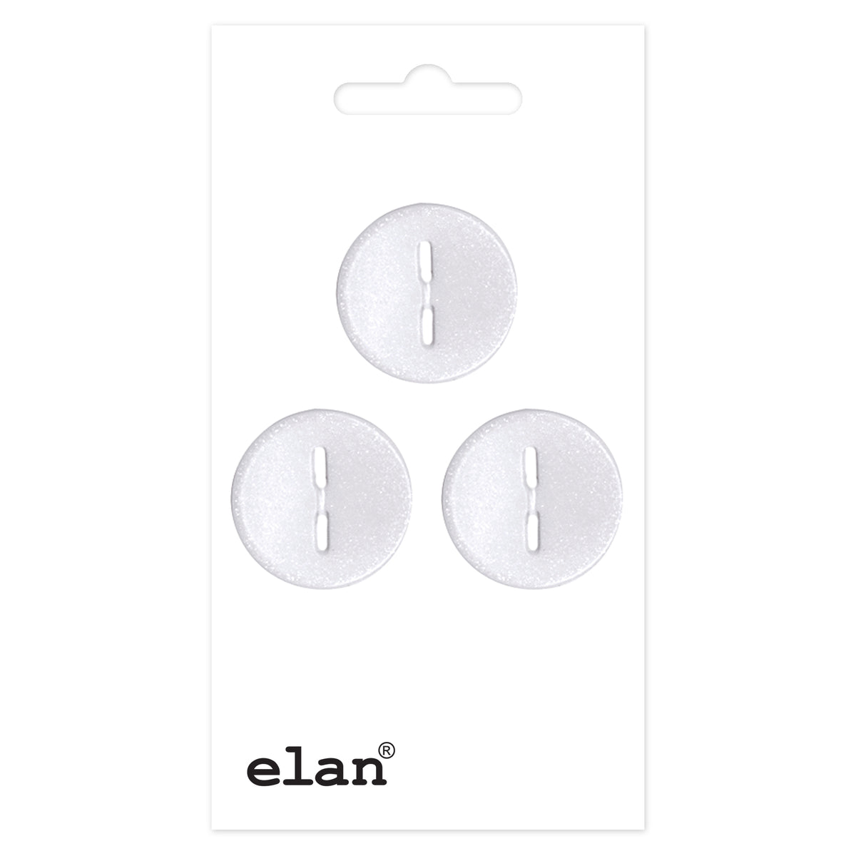 ELAN 2-Hole Button 18 mm (3/4 in.) 3 Count