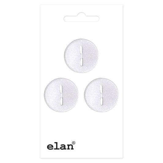 ELAN 2-Hole Button 18 mm (3/4 in.) 3 Count
