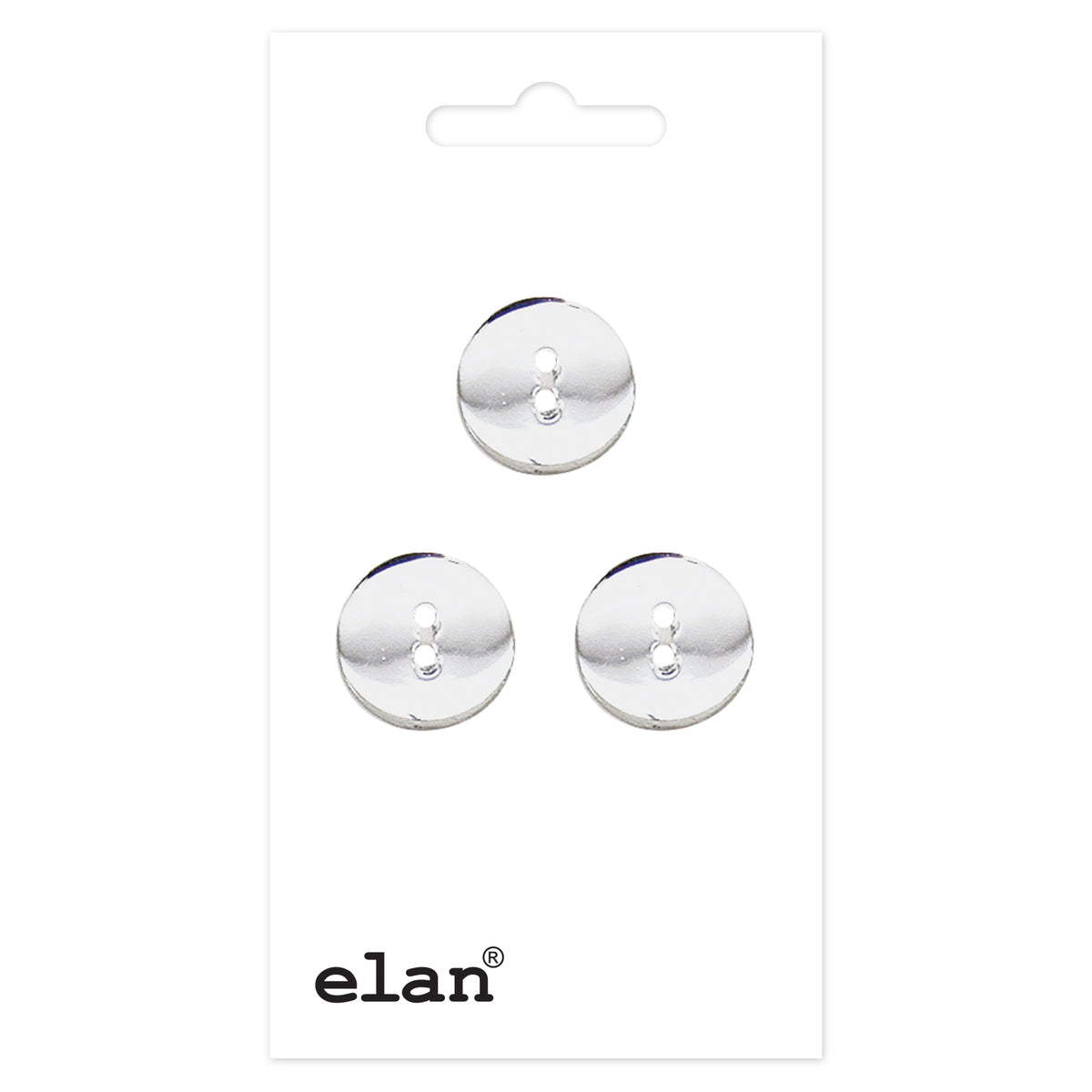 ELAN 2-Hole Button 14 mm (1/2 in.) 3 Count