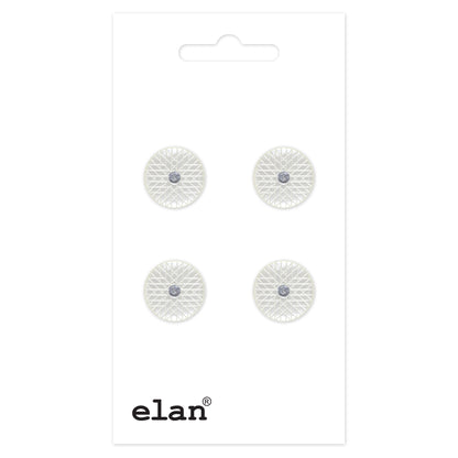 ELAN Sew-On Shank Button, 11.5 mm (7/16 in), 4 Count