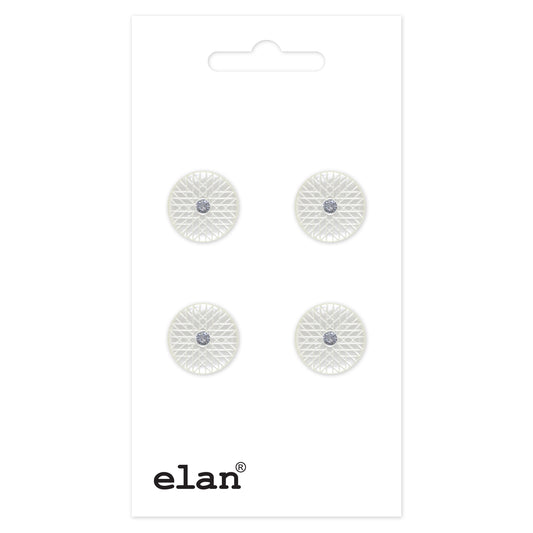 ELAN Sew-On Shank Button, 11.5 mm (7/16 in), 4 Count