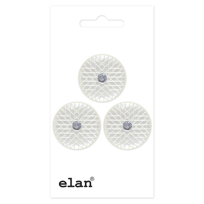 ELAN Sew-On Shank Button, 20 mm (3/4 in), 3 Count
