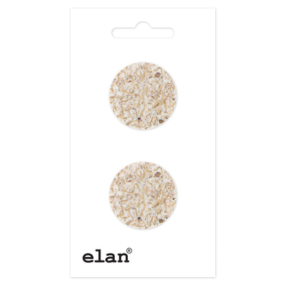 ELAN Sew-On Shank Button 20 mm (3/4 in), 2 Count