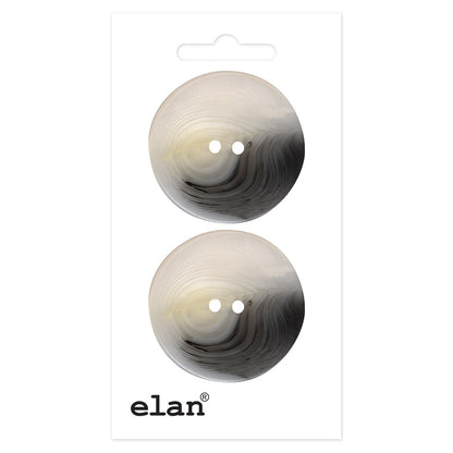 ELAN Sew-On 4-Hole Button 23 mm (7/8 in), 2 Count