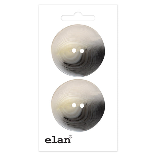 ELAN Sew-On 4-Hole Button 23 mm (7/8 in), 2 Count