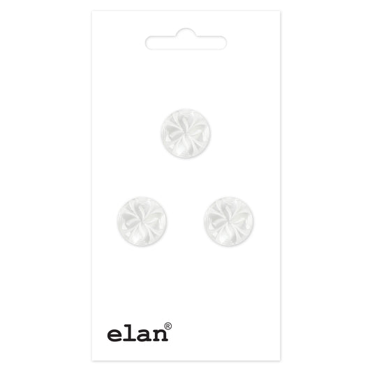 ELAN Shank Button - 12mm (1/2) - 3 count