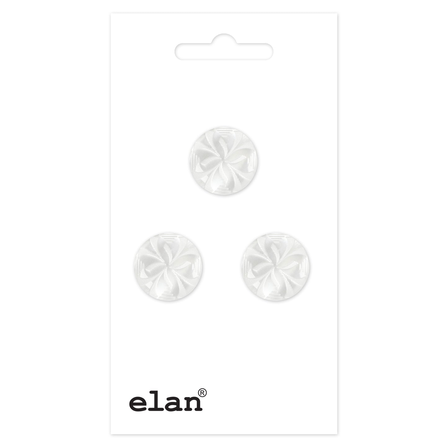 ELAN Sew-On Shank Button 13 mm (1/2 in), 3 Count