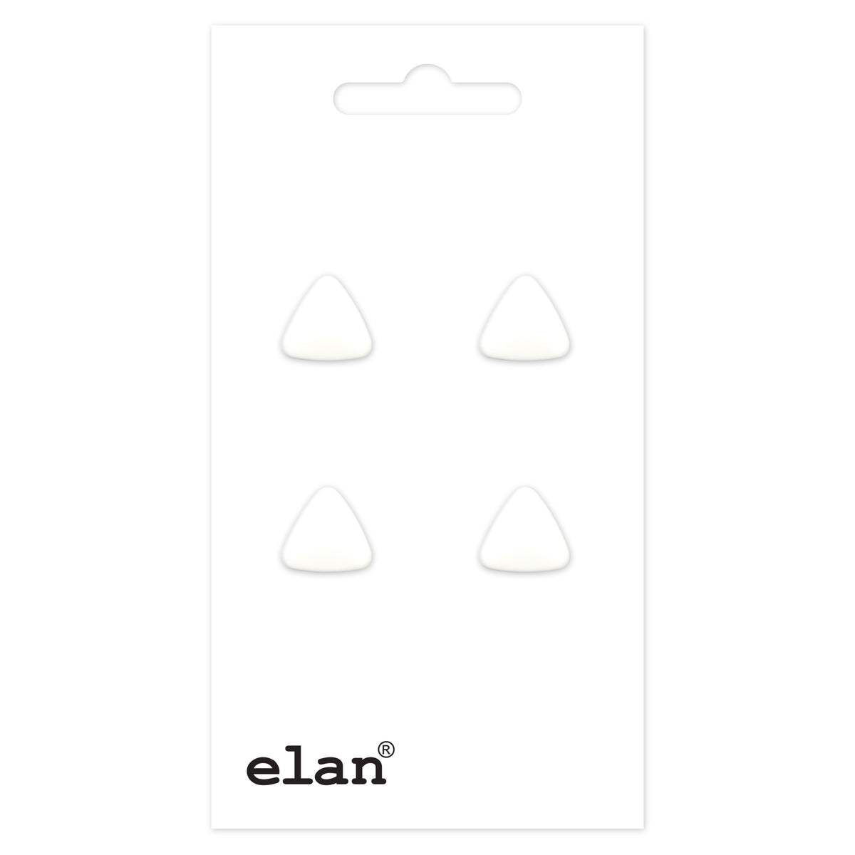 ELAN White Sew-On Tunnel Shank Button 21 mm (13/16 in.)