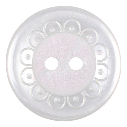 ELAN 2 Hole Button 18mm (3/4 in) 3 Count