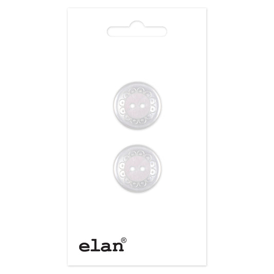 ELAN 2 Hole Button - 20mm (3/4 in.) - 2pcs