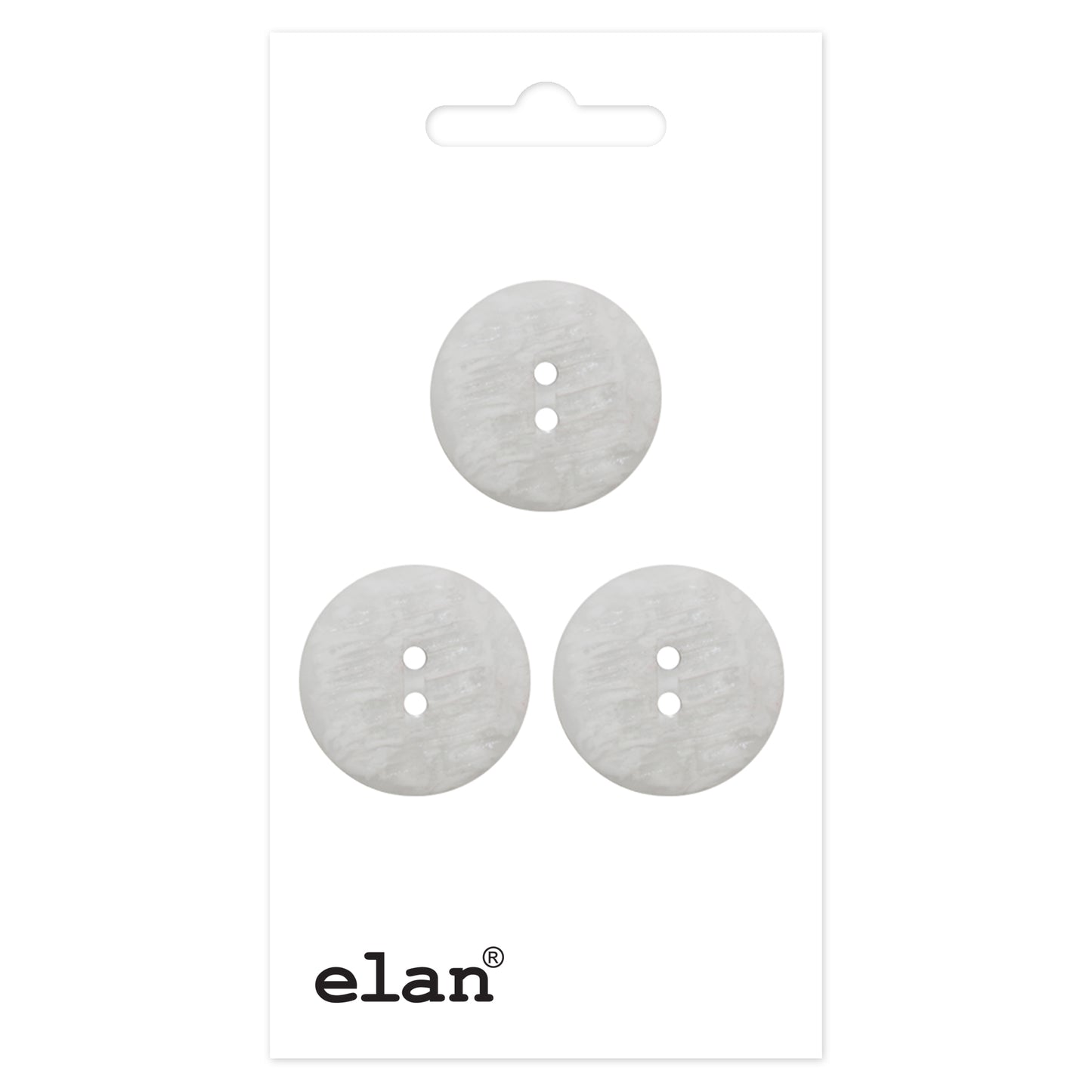 ELAN 2 Hole Button - 18mm (3/4) - 3 count