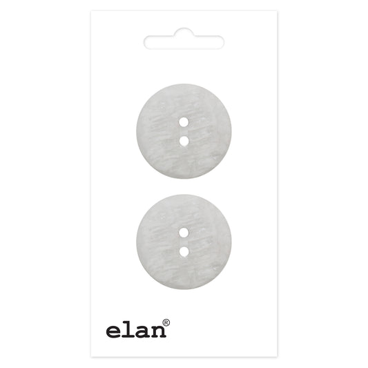 ELAN 2 Hole Button - 23mm (7/8) - 2 count