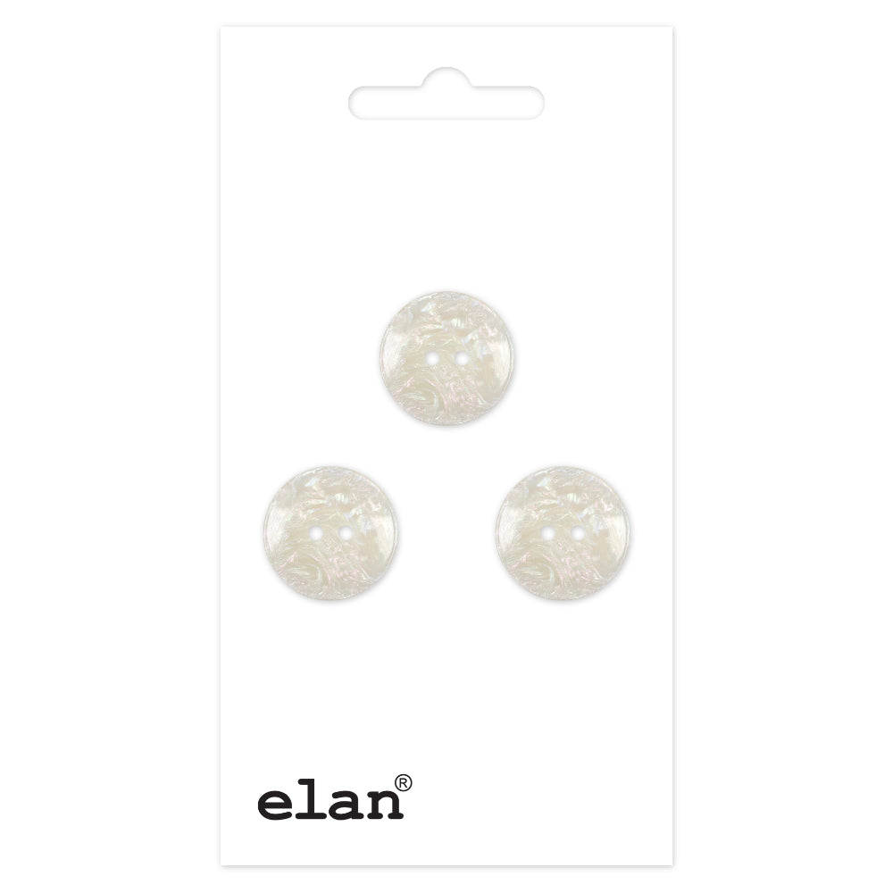 ELAN 2-Hole Sew-Through Button 15mm (5/8 in) 3 Count