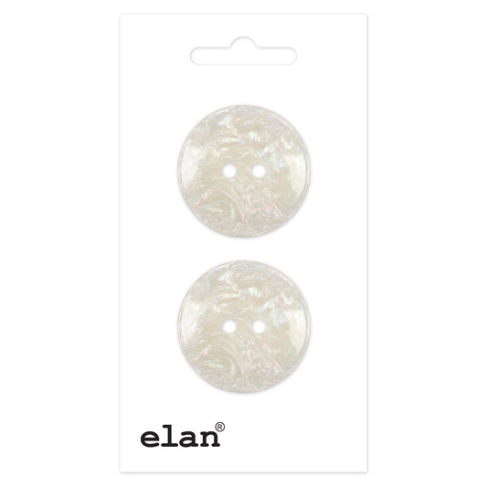 ELAN 2 Hole Button - 23mm (7/8 in.) - 2pcs