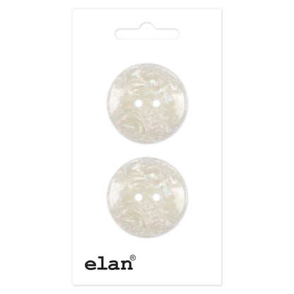 ELAN 2-Hole Sew-Through Button 23mm (7/8 in) 2 Count