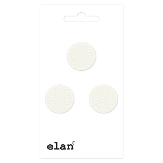 ELAN Shank Button 15mm (5/8 in) 3 Count