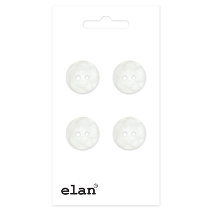 ELAN Sew-through 2-hole Button 13 mm (1/2 In) 4 Count