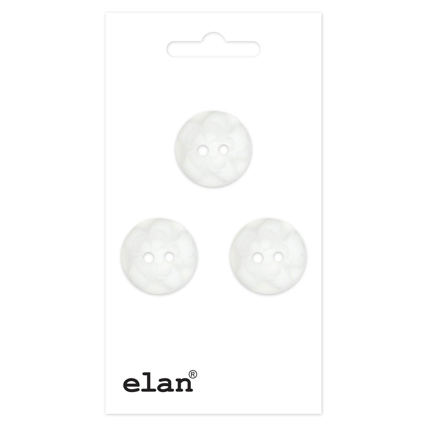 ELAN Sew-through 2-hole Button 15 mm (5/8 In) 3 Count
