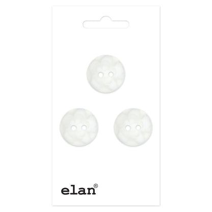 ELAN Sew-through 2-hole Button 15 mm (5/8 In) 3 Count