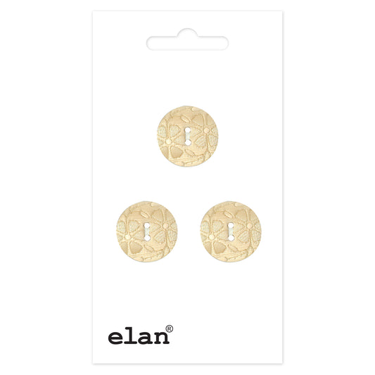 ELAN 2-Hole Button 14 mm (1/2 in) 3 Count