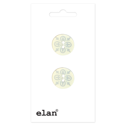 ELAN 2-Hole Button 15 mm