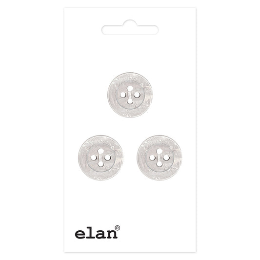 ELAN 4-Hole Button – 15mm (5/8") – 3 Count