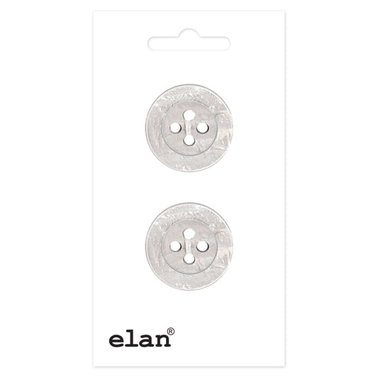 ELAN 4-Hole Button – 20mm (3/4") – 2 Count