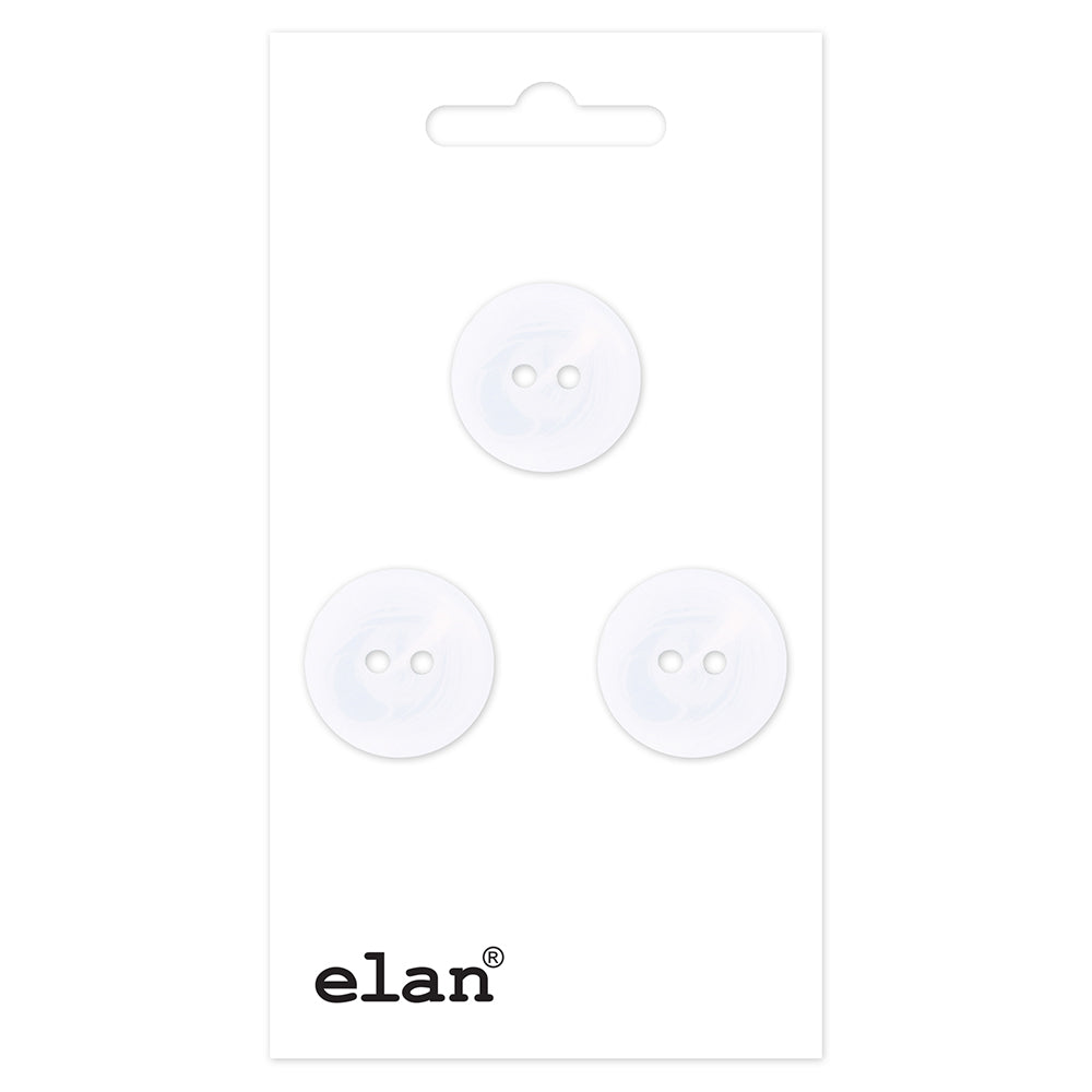ELAN 2 Hole Button - 15mm (5/8 in.) - 3pcs
