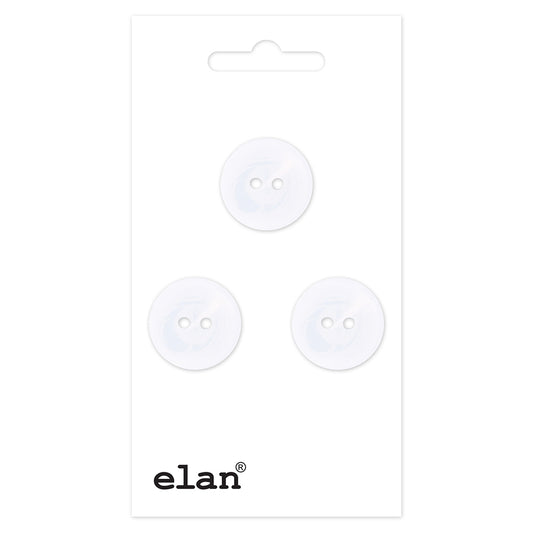 ELAN 2 Hole Button - 15mm (5/8 in.) - 3pcs