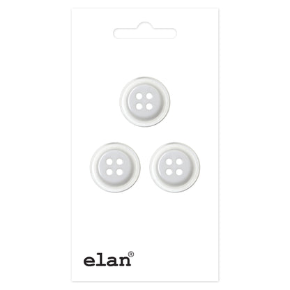 ELAN 4-Hole Button Sew-Through 15 mm (5/8 in) 3-Count