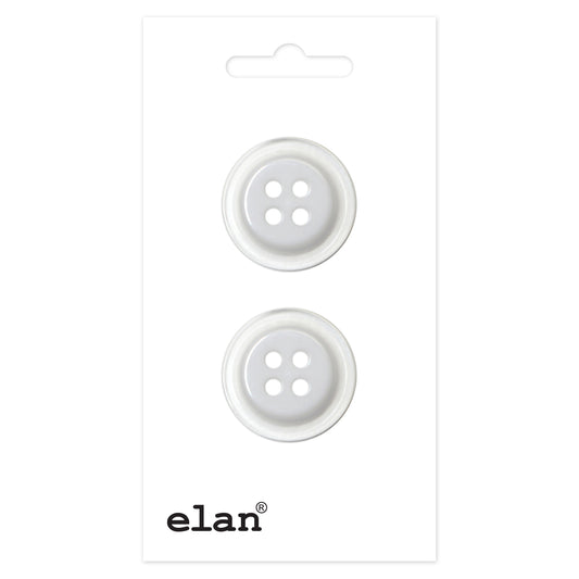 ELAN 4 Hole Button - 20mm (3/4) - 2 count
