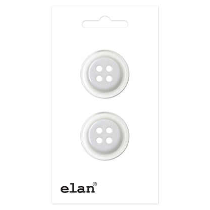 ELAN 4-Hole Button Sew-Through 20 mm (3/4 in) 2-Count